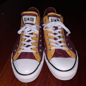 BRAND NEW Converse All Star Yellow & Red Lowtops